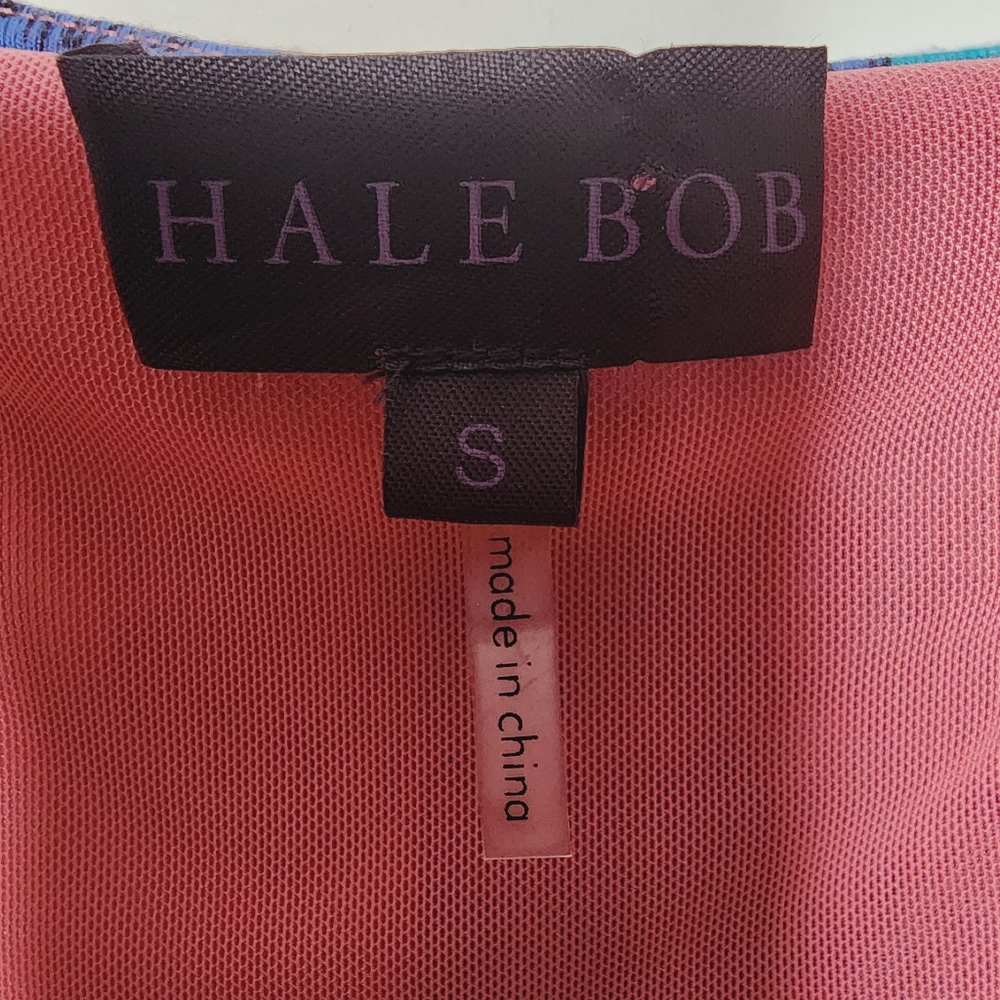 HALE BOB Bodycon Multicolor Print Dress Small - Picture 7 of 8